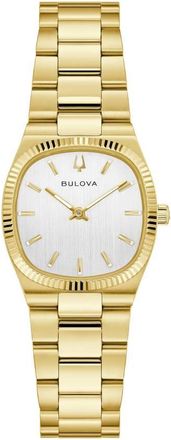 Bulova Super Seville Mini Quartz Silver Dial Ladies Watch 97L189