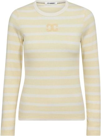 Co'Couture Dames, Truien, Beige, Maat: XL Katoen