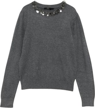 Seventy Round-neck Truien - Dames - Ronde hals truien - Grijs - S - Truien & Vesten