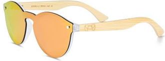 Earth Wood Earth 611 Polarized Sunglasses in Bamboo/red at Nordstrom