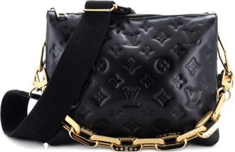 Louis Vuitton Coussin Bag Monogram Embossed Lambskin PM crossbody bag - Nero