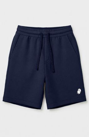 Dalix Mens Ghost Relaxed Fleece Sweat Elastic Shorts in Navy at Nordstrom, Size Xx-Large