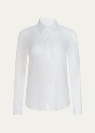 L'agence Ellery Sheer Ramie Blouse