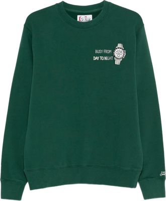 MC2 Saint Barth Felpa Soho N girocollo - Verde