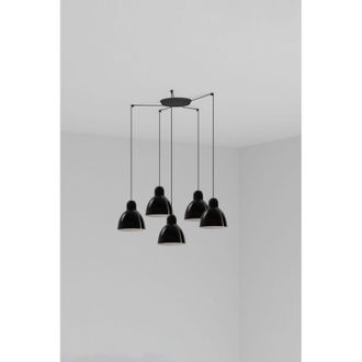 Faro Barcelona Venice 5l Colgante Negra