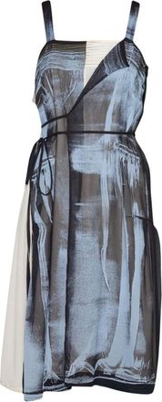 Maison Margiela Dames, Jurken, Veelkleurig, Maat: 2XS Zijde