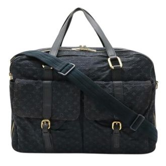 Louis Vuitton Vintage Weekend Bags, unisex, Blue, ONE SIZE, Pre-owned Vintage Canvas Weekend Bag