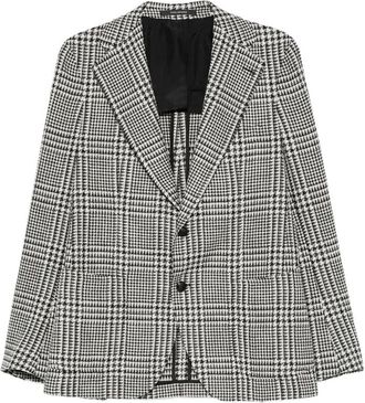 Tagliatore Checked Single-breasted Blazer