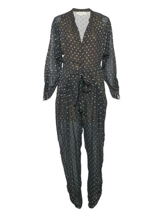Stella McCartney Jumpsuit met stippen - Blauw