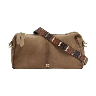 Pinko 24 Classic Suede Spraying - - Bags - Donna - Marrone - ONE SIZE