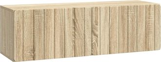 vidaXL Mueble De Tv De Pared 98 X 31 X 30 Cm Roble Sonoma Vidaxl