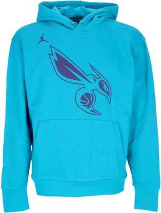 Nike Essential Fleece Hoodie - Heren - Sportshirts - Blauw - XL - Katoen - Fitness