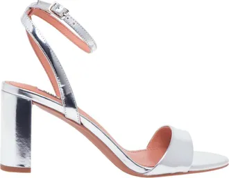 Bibi Lou Sandalo - Dames - Sandalen met hakken - Grijs - 39 EU - Leer - Schoenen