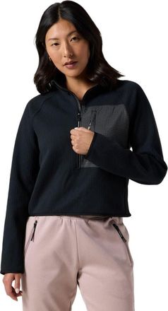 Backcountry Wander Sweater Fleece 1/2-Zip - Womens in Black at Nordstrom, Size X-Large