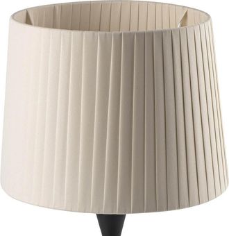 Faro Barcelona Samba L&aacute;mpara Mini Sobremesa Negra/encintada Beige 64317-35