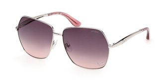 Guess GU00309 10B Womens Sunglasses Silver Size 60