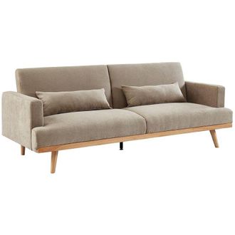 Vente-Unique Vente-unique - Divano letto 3 posti clic clac in Tessuto Beige - esme