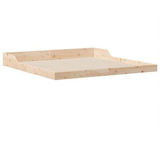 vidaXL Vidaxl Estructura De Cama Marr&oacute;n 200 X 220 Cm Madera Maciza De Pino