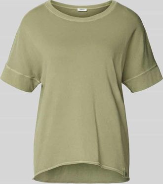 s.Oliver Red Label Relaxed Fit T-Shirt aus reiner Baumwolle in Khaki, Gr&ouml;&szlig;e 34