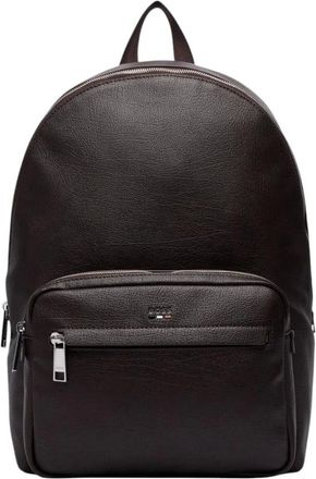 HUGO BOSS Ray RP Rugzak - Heren - Tassen - Bruin - Maat: ONE Size Leer