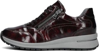 Waldl&auml;ufer H-Inessa - Dames - Sneakers - Rood - 37 EU - Leer - Schoenen
