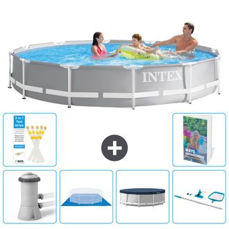 Intex Piscina Prism Frame Redonda - 366x76 Cm - 7-piezas S225