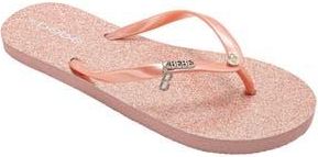 Bebe Glittery Thong Sandal in Blush at Nordstrom Rack, Size 11