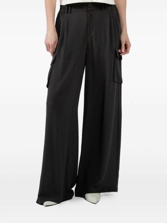 Jacob Lee Cassandre cargo-pocket trousers - Zwart