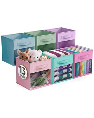 Sorbus 13In 6 Pack Storage Bins