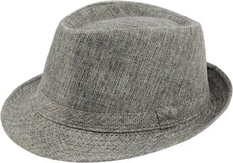 Bluelans Unisex Fedora Hat Panama Sun Hats (Grey)