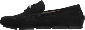 Versace Medusa Suede Loafers - Heren - Loafers - Zwart - 45 EU - Leer - Schoenen