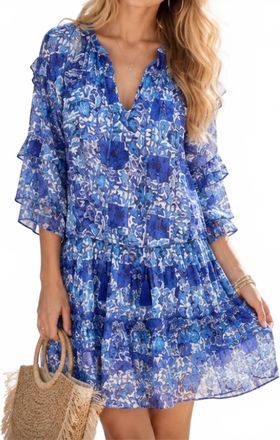 Debbie Katz Carlotta Dress In Blue