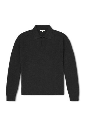 The Row Leach Cashmere Polo Shirt