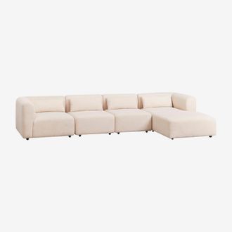 Sklum Sklum - Sof&aacute; Modular Chaise Longue Derecho De 4 Piezas Fogler