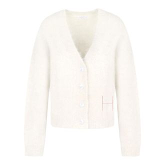 H&eacute;st C&aacute;rdigan Corto Pernille - Knitwear - Mujer - Blanco - 2XL