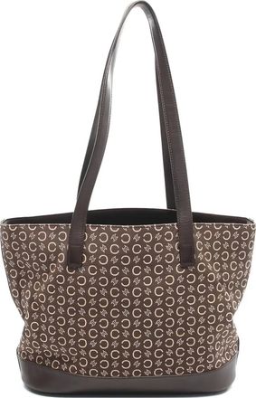 Celine Borsa tote Macadam anni 2000 - Marrone
