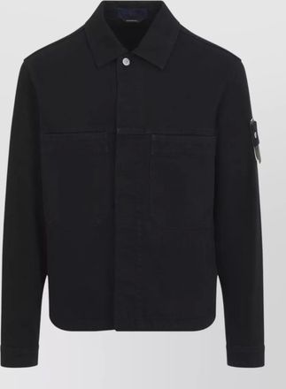 Stone Island cotton single breasted coat