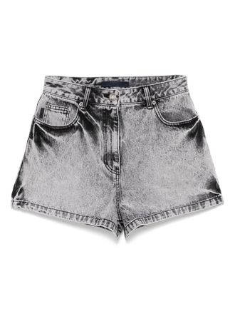 Juun.J denim shorts - women - Cotton - 38 - Black