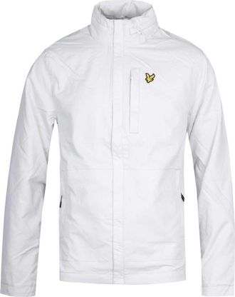 Lyle & Scott Mens Lightweight Concealed Hood Glacier Grey Jacket - Size X-Large