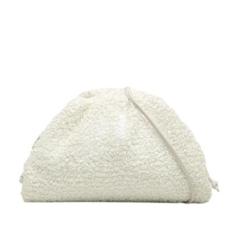 Bottega Veneta Pre-owned Mini Pouch - Dames - Vintage Schoudertas - Wit - ONE Size - Leer - Vintage