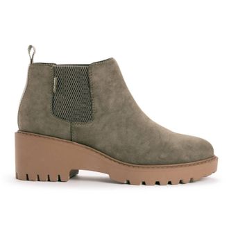 Muk Luks Womens Finley Francis Boot In Moss