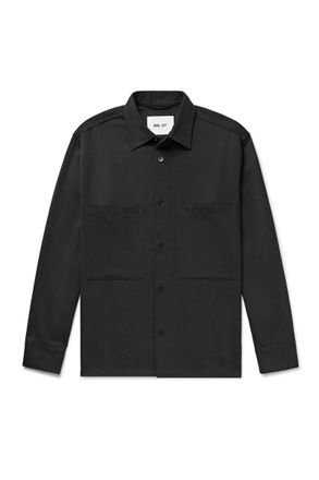 Nn.07 Freddy 10006 Wool-Blend Twill Overshirt
