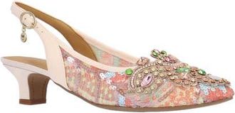 J. Rene&eacute; Strovanni Slingback Pump in Pink/Pastel at Nordstrom, Size 10.5