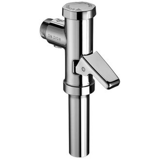 Schell Schell Schellomat - Dispositivo di risciacquo a pressione per WC con leva, cromo 022380699