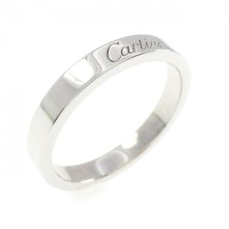 Cartier Platinum Platinum 950 Band Ring (Pre-Owned)