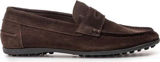 Floris Van Bommel Suede Van Bommel loafer bruin