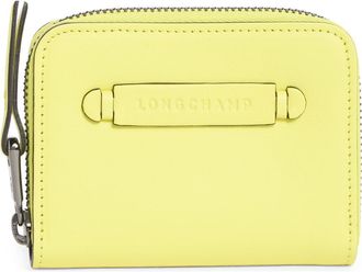 Longchamp LC3D Zip Card Case in Neon at Nordstrom Rack