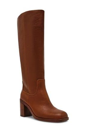 Steve Madden Woodstock Knee High Boot in Rust Leather at Nordstrom Rack, Size 9.5