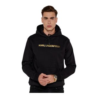 Karl Lagerfeld Hoodies & sweatvesten, Heren, Zwart, L, Katoen, Truien & Gilets-Sweatshirts