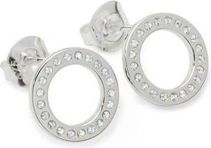 Lucy Quartermaine Art Deco Halo Studs in Sterling Silver at Nordstrom